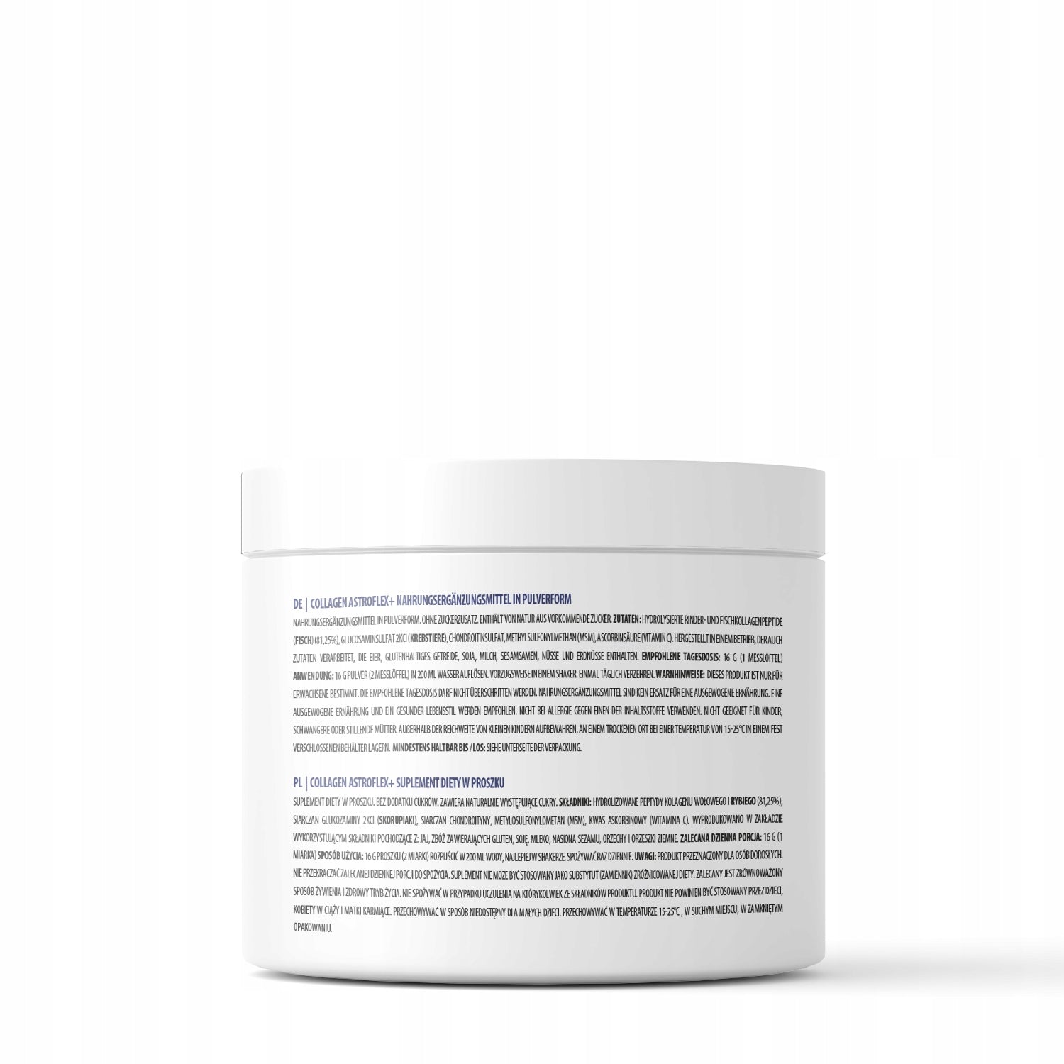 Collagen for joints Natural 240g Powder Regeneration Nutrispace Astroflex Brand nutrispace