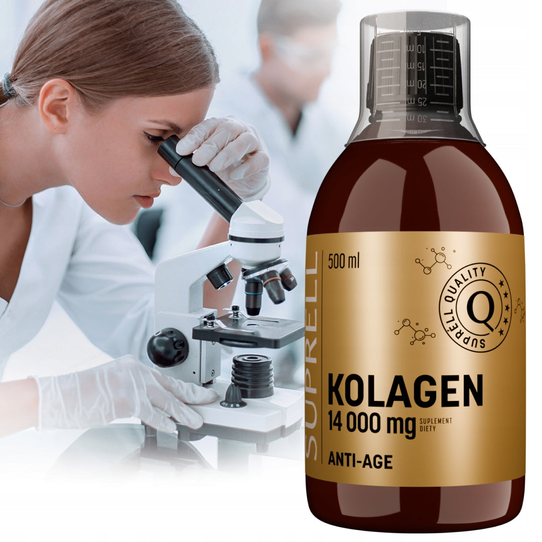 Collagen for joints Skin | 14000 mg | Quin. Hyaluronic Wit C | For drinking 500ml Form liquid