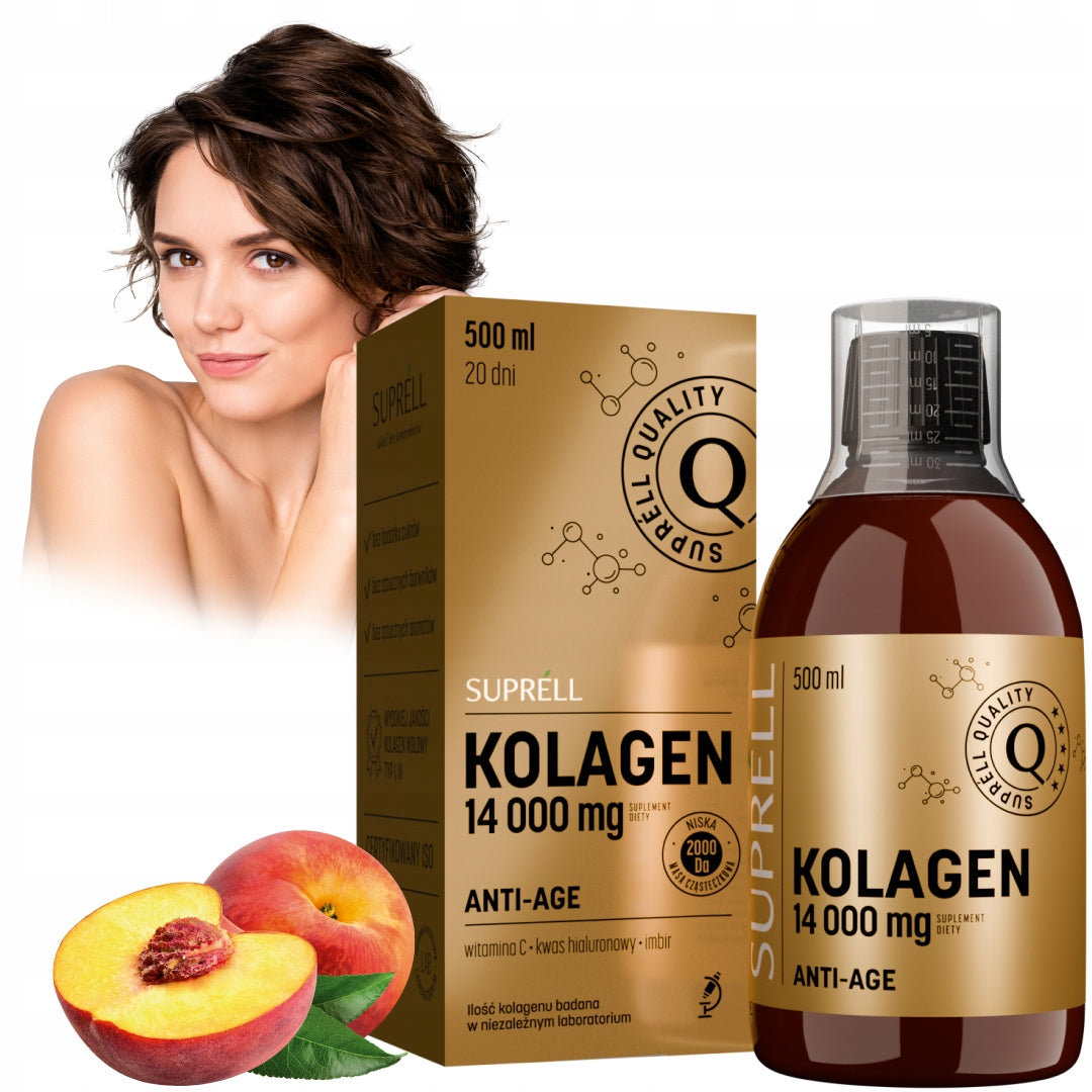 Collagen for joints Skin | 14000 mg | Quin. Hyaluronic Wit C | For drinking 500ml