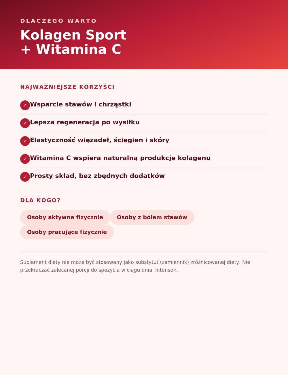 Collagen hydrolyzed with vitamin C for joints and regeneration Intenson 90 tab. Manufacturer code 5902150284918