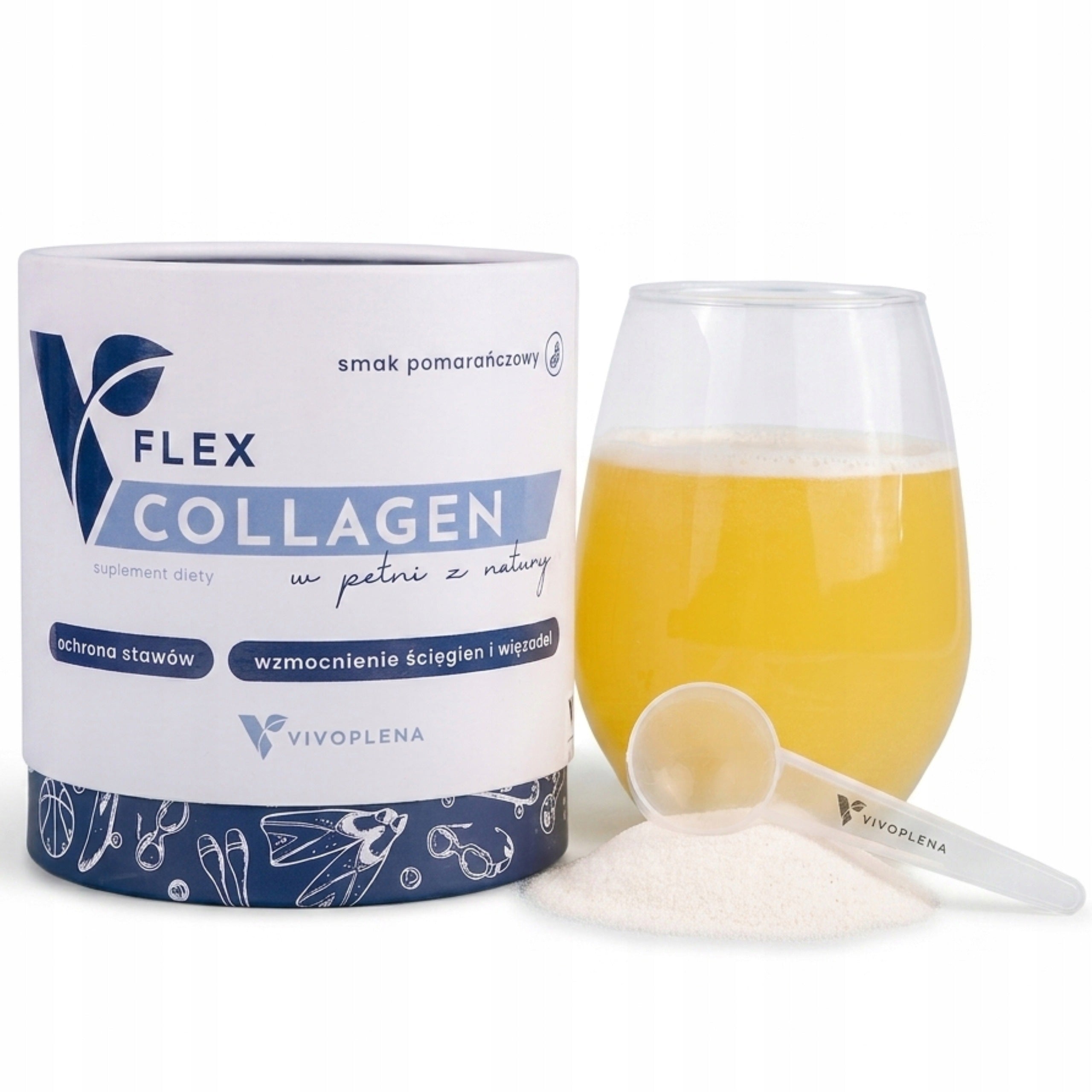 Collagen liquid joint supplement glucosamine chondroitin msm sport VIVOPLENA Flex