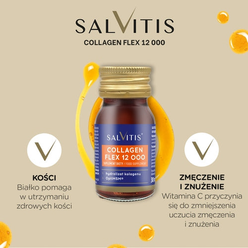 Collagen liquid joint supplement, muscles Salvitis Collagen Flex 12000, 30 bottles Medical device no