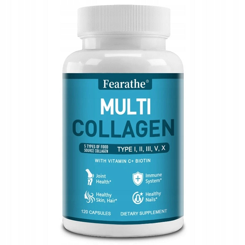 Collagen multipeptides 2000 mg, hydrolyzed protein peptides (type I, II,