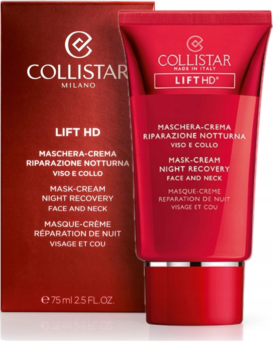 Nachtcreme - Maske für Gesicht und Hals Collistar Lift HD, 75 ml