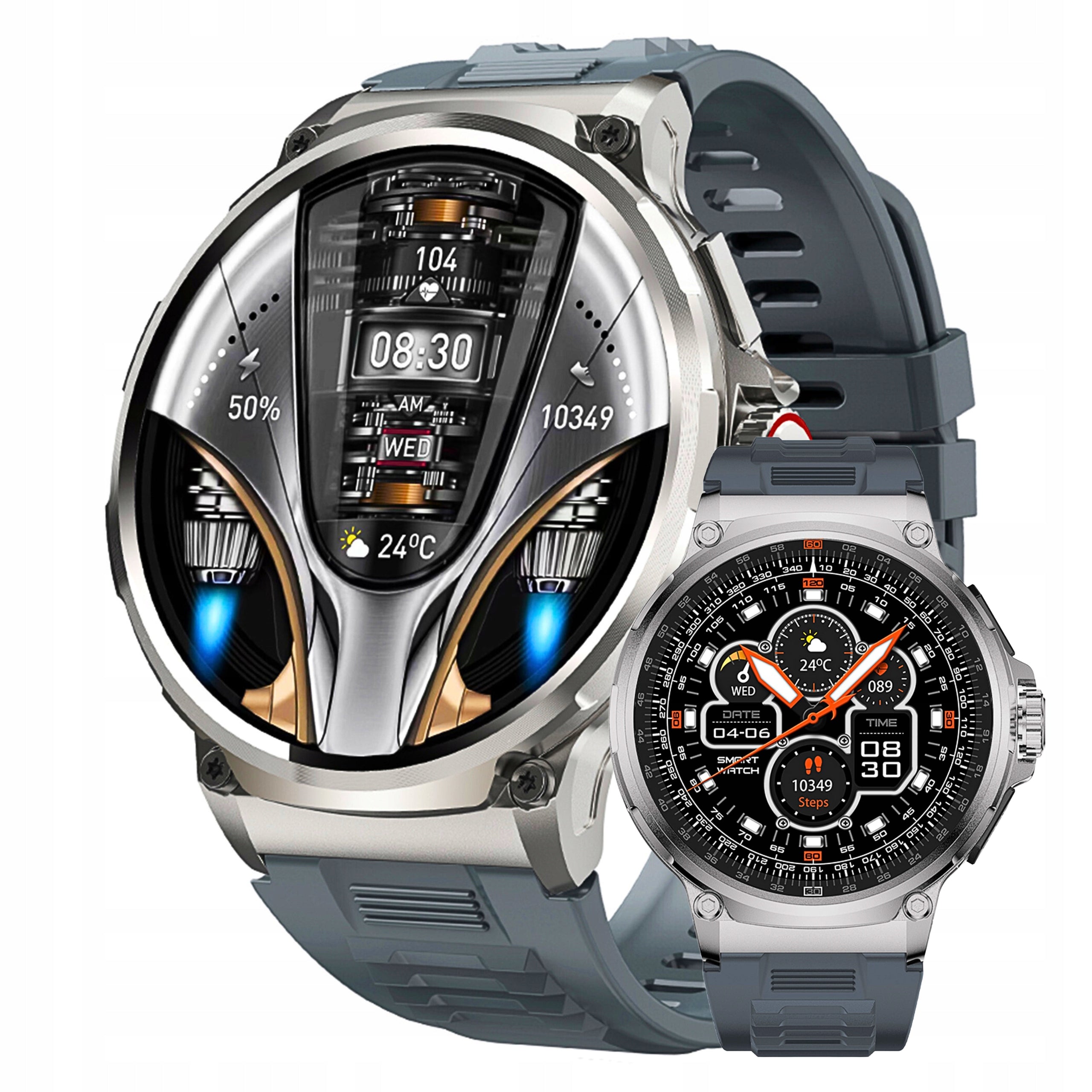 Colmi V69 Smart Sports Watch Smartwatch Bluetooth 5.2 Silver