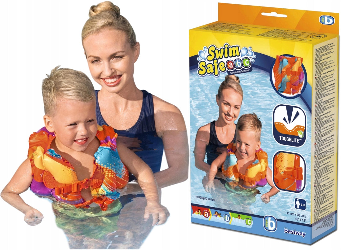 Colorful Inflatable Swimming Vest For Baby Bestway 32272