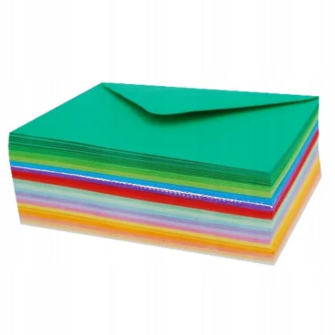 Colorful Letter Envelopes C6 Set of 100 Envelopes Envelope For Letters Logos