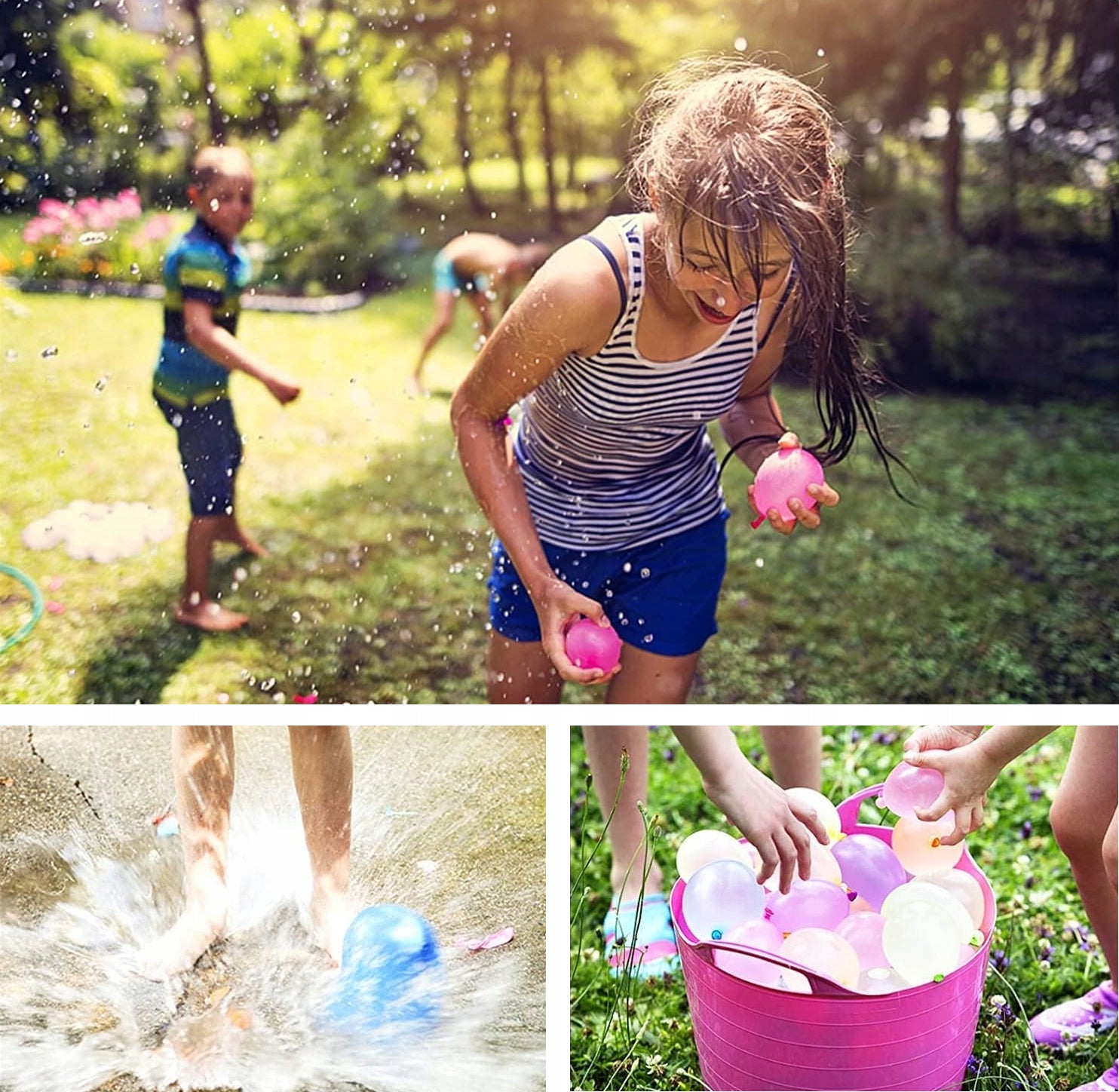 Colorful Water Bomb Balloons 500pcs Water Balloon Brand no brand