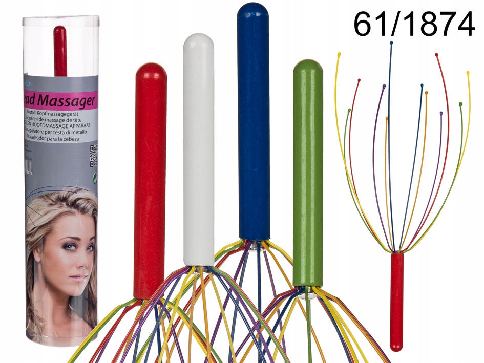 Colorful head massager - relaxation and pleasant tingling