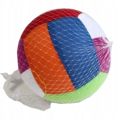 Colorful sports ball 15 cm in mesh for children