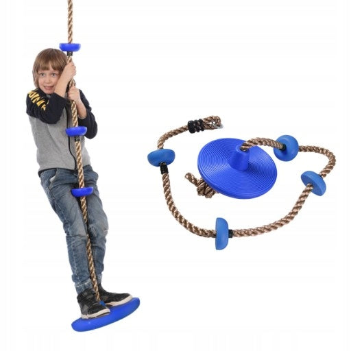 Colorful swing for children with climbing rope Manufacturer code 687365