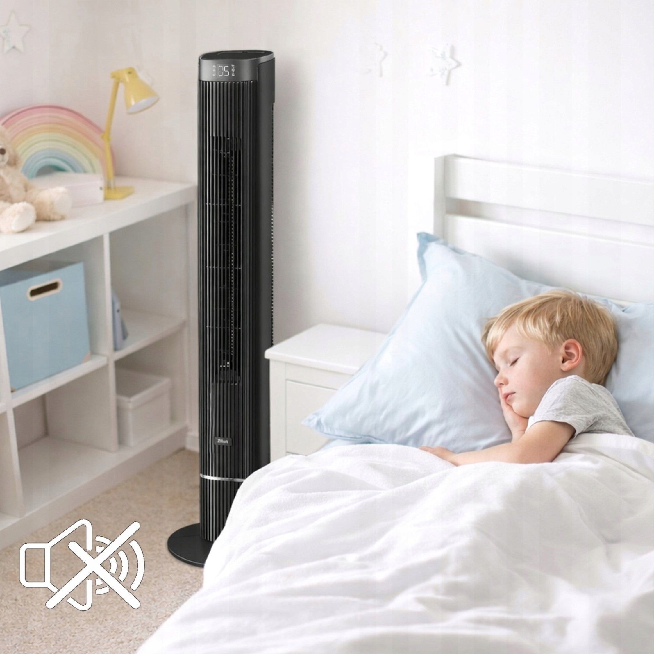 Column Fan 12 Speeds Smart 110 Cm 40W Led Remote Control Xxl Functions air purification automatic oscillation timer other