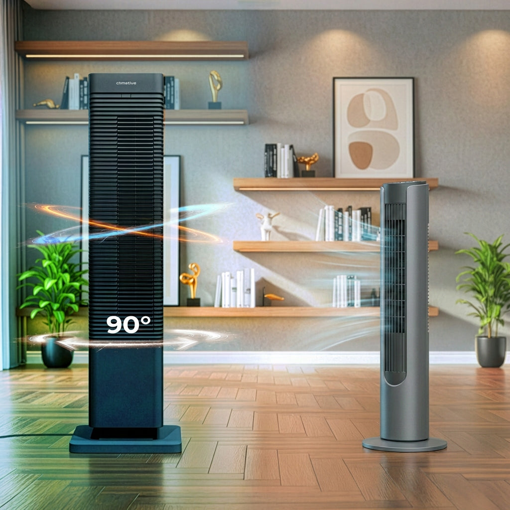 Column Fan Climative CoolHeat Standing COOLS+HEATS WiFi LED Model Wentylator kolumnowy z funkcją grzania farelka