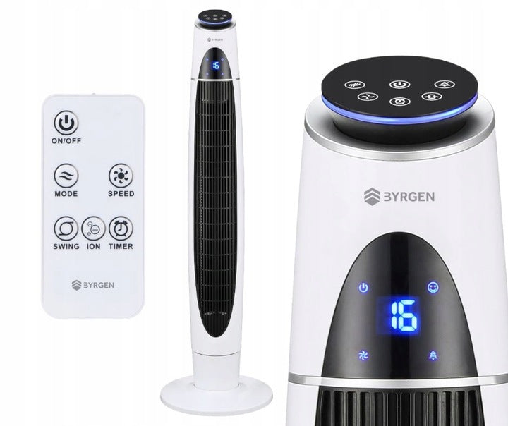 Column Fan Silent Powerful Large 110cm LED BYRGEN 60W AROMA IONIZATION Manufacturer code SVALE