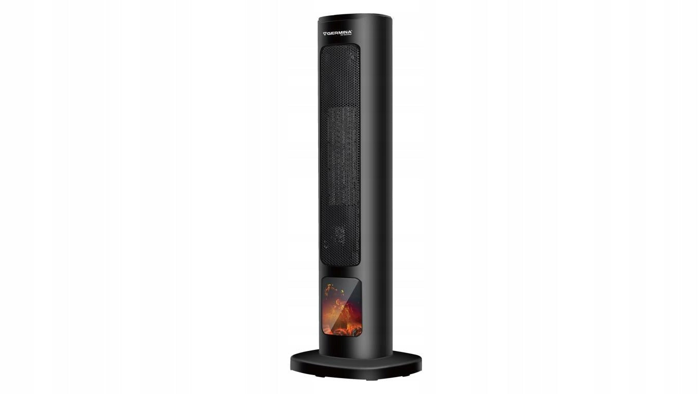 Column Heater PTC 2000W Black Germina Quick Thermostat Safe GW-