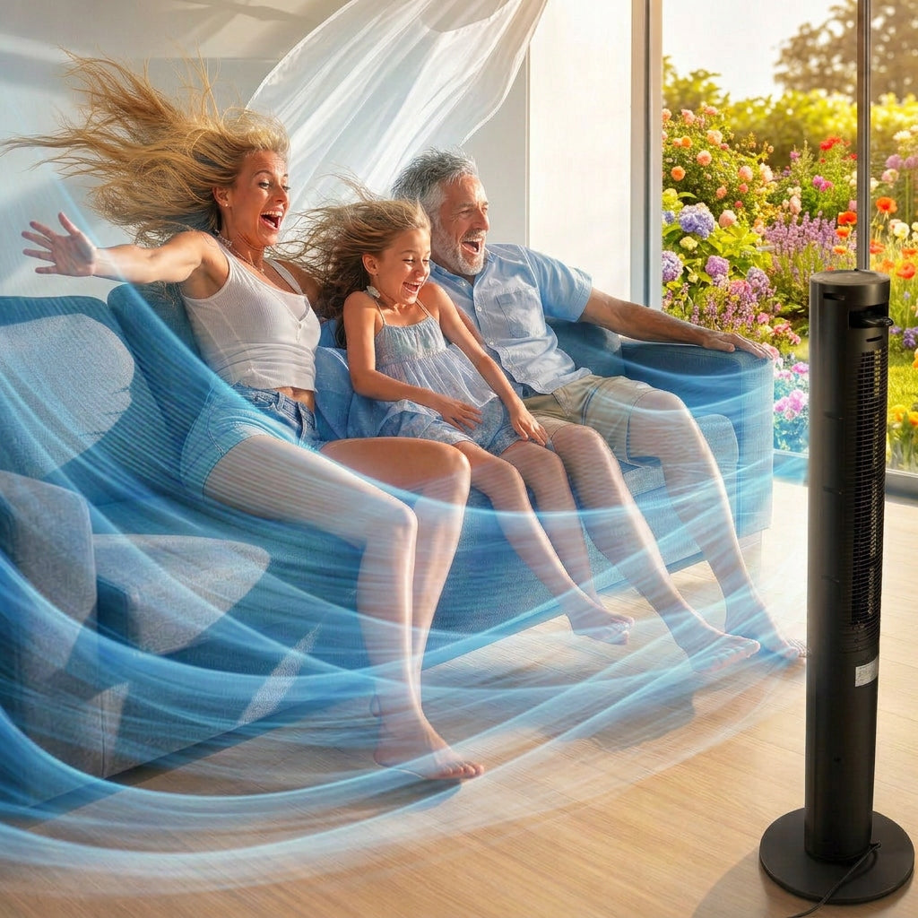 Column fan CLIMATIVE MAX 8,5ms 117cm Windmill POWERFUL+IONIZATION+AROM Brand Climative