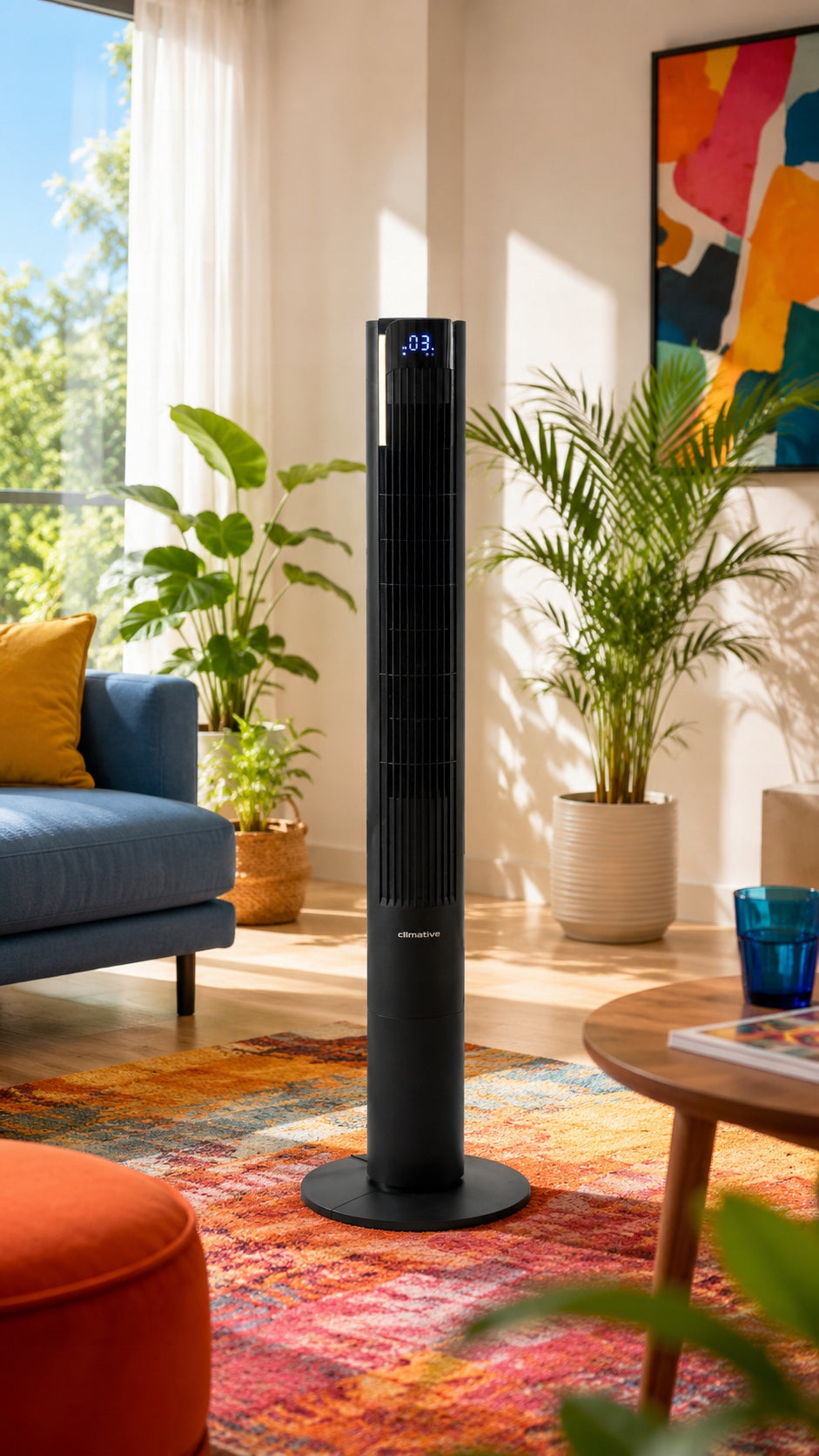 Column fan CLIMATIVE MAX 8,5ms 117cm Windmill POWERFUL+IONIZATION+AROM Manufacturer code Wentylator Kolumnowy CLIMATIVE MAX WIATRAK X