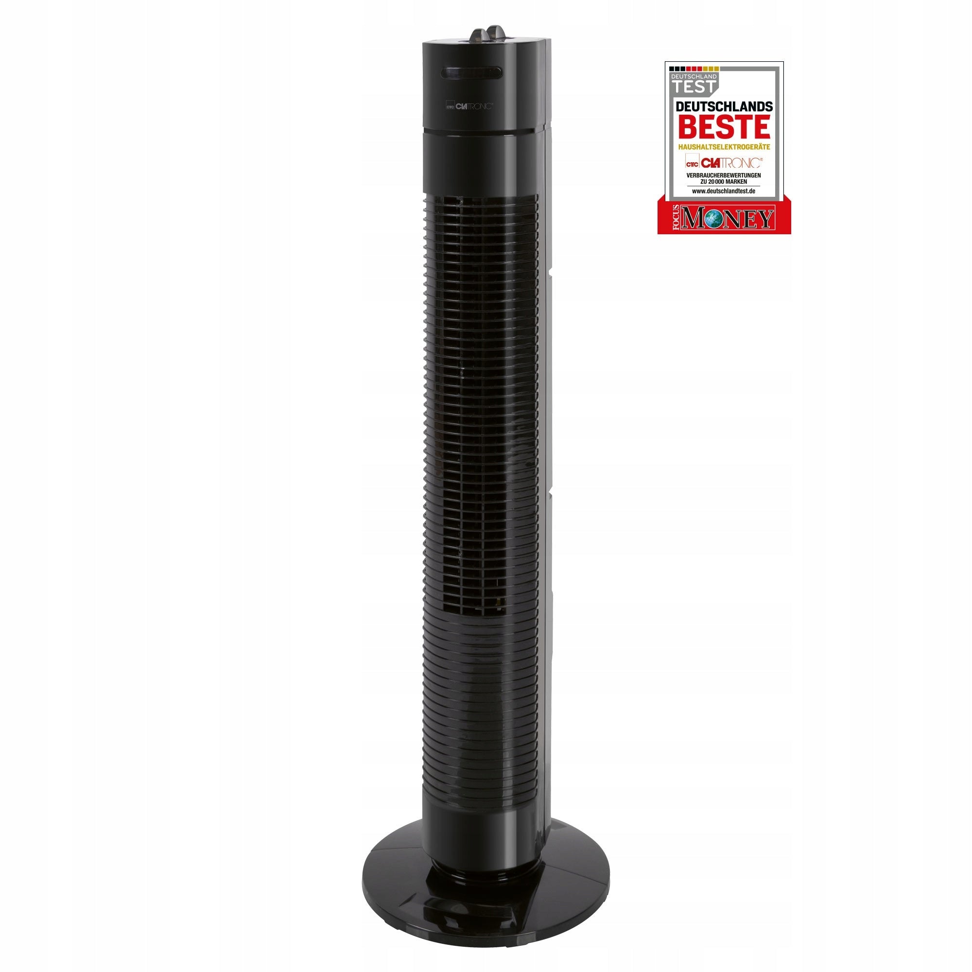 Column fan Clatronic TVL 3770 black 78 cm 35 W oscillation timer Manufacturer code 3760250185281