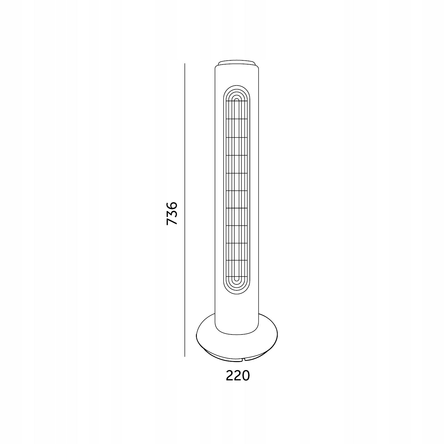 Column fan Kobi VENLO 45W black EAN (GTIN) 5902201370744