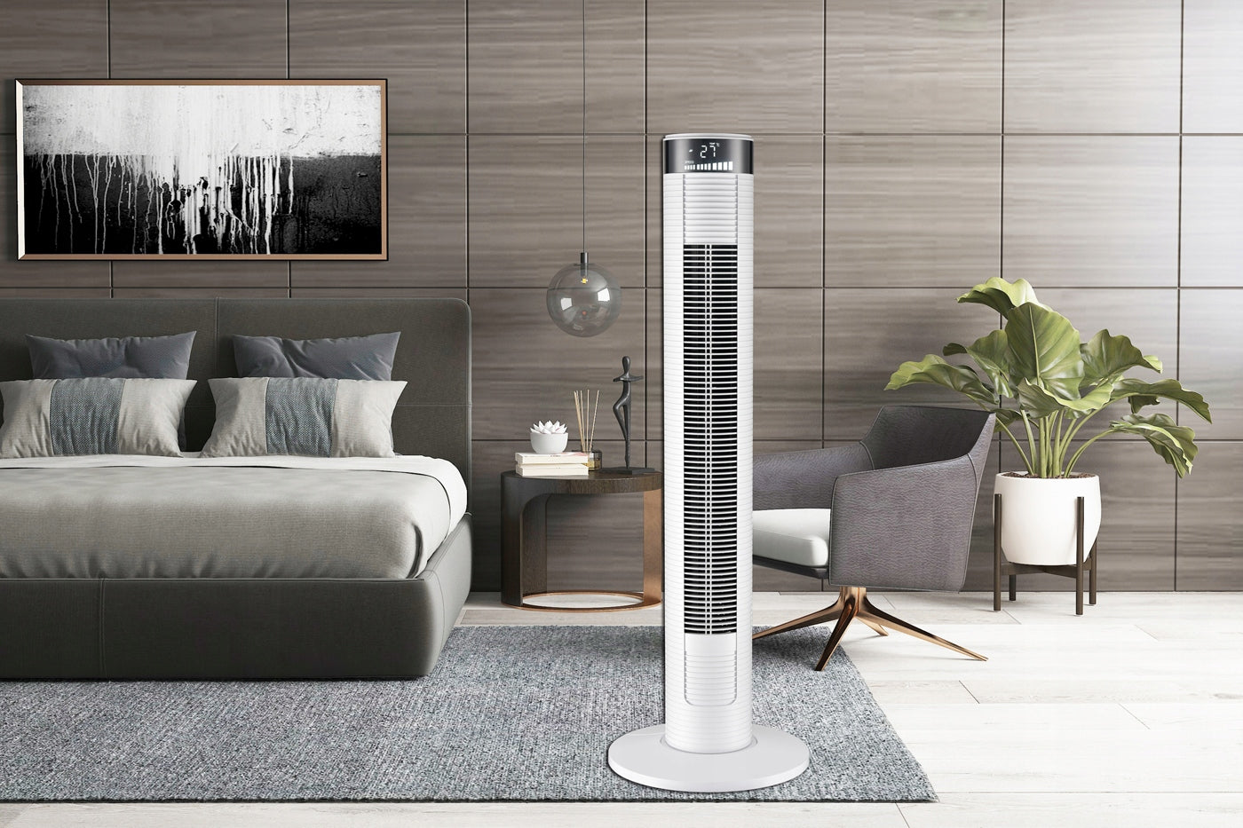 Column fan Verotech VF-910W white with remote control Air conditioner Model VF-910W