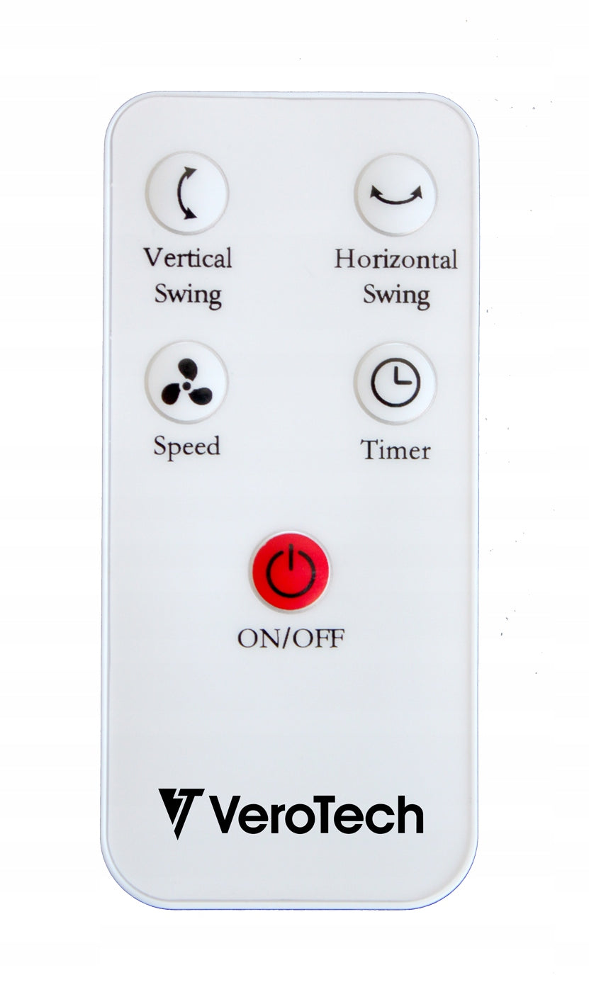 Column floor fan Verotech VF-750 white remote control oscillation 3D Dominant color white