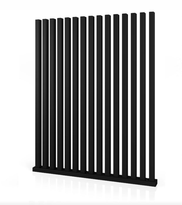 Comb span 50 modern fence ZINC+RAL MAT-MET Manufacturer code Przęsło grzebieniowe 50