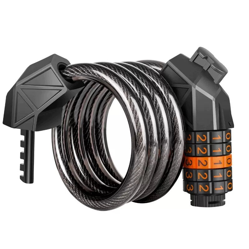 Combination Bike Lock Thick Cable (120 cm / 12 mm) Manufacturer code 743137988413