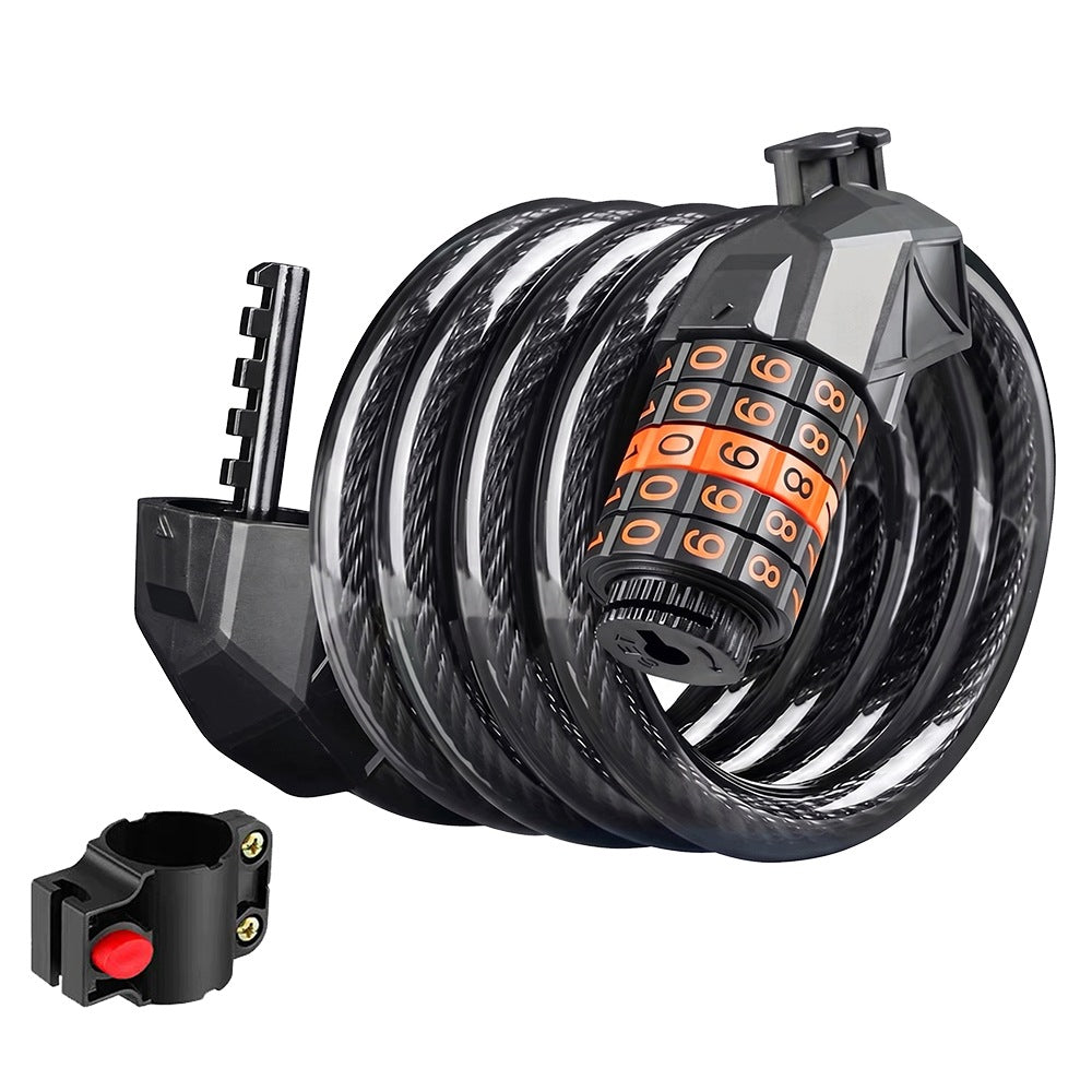 Combination Bike Lock Thick Cable (120 cm / 12 mm)