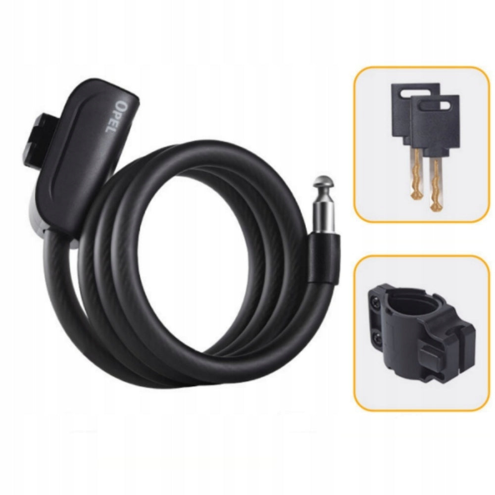 Combination bicycle lock anti-theft durable safety bike lock in black