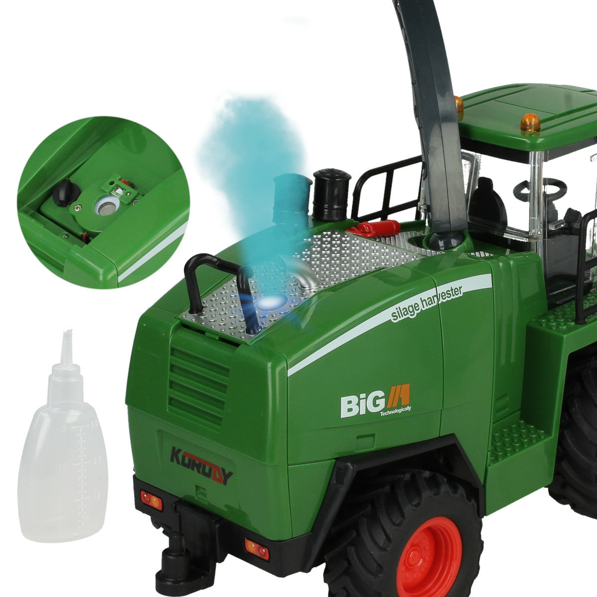 Combine Harvester Remote Controlled Remote Control R/C Heder SMOKE Generator Light Sound Brand Stator