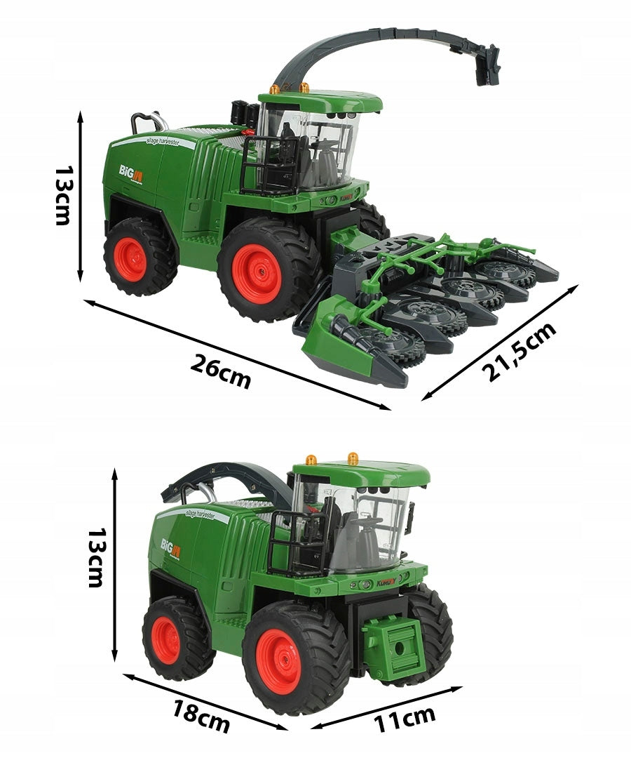 Combine Harvester Remote Controlled Remote Control R/C Heder SMOKE Generator Light Sound Packaging status original