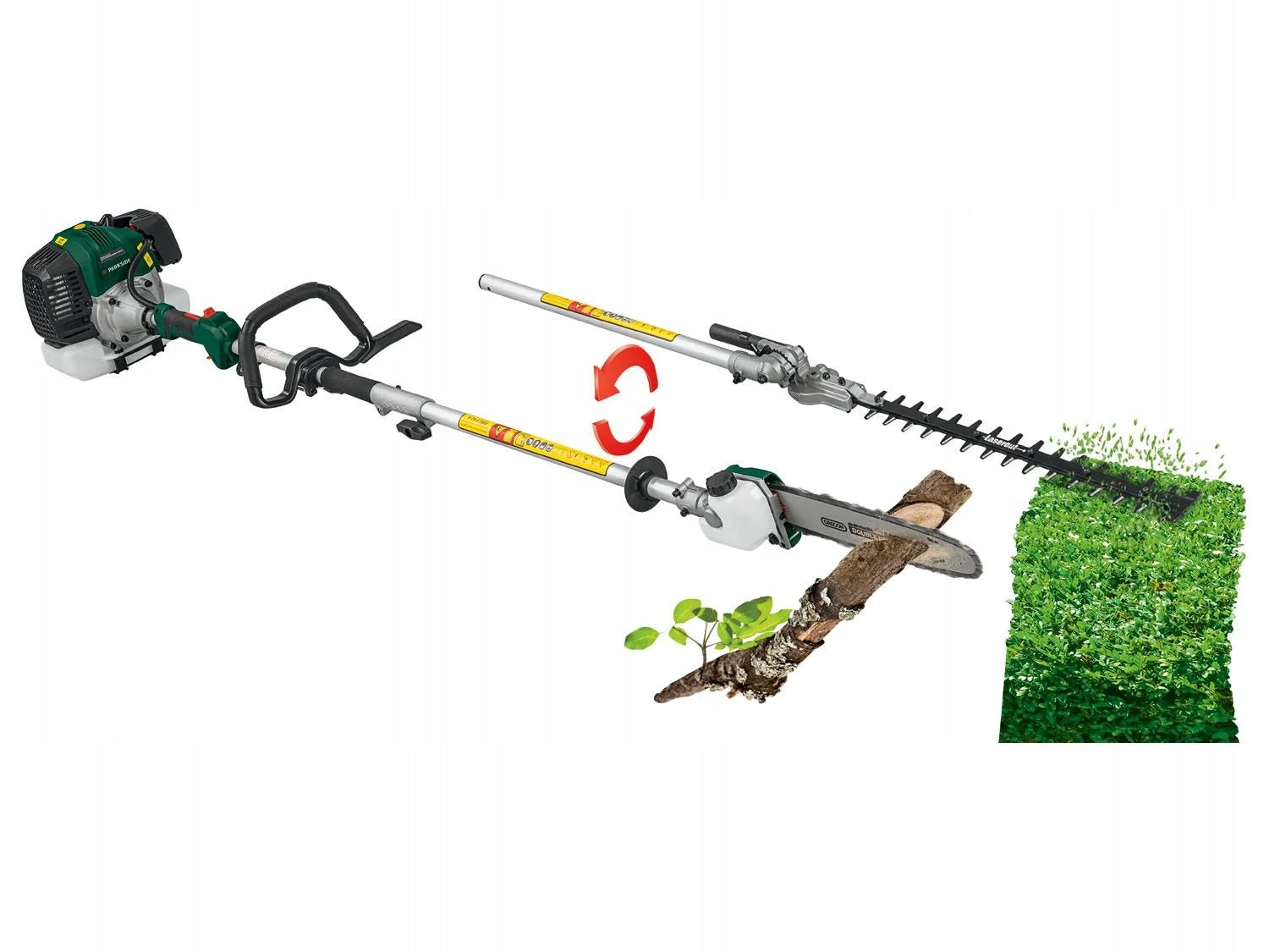 Combustion Scythe Brush Cutter Set 4in1 Parkside 1,97KM 43cm PBK Manufacturer code PBK 4 B3