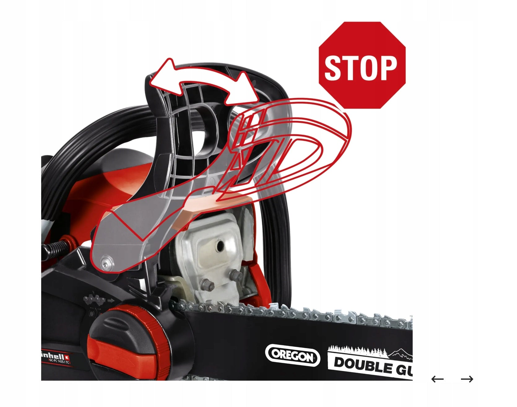 Combustion saw Einhell GC-PC 1435 I TC OREGON Brand Einhell