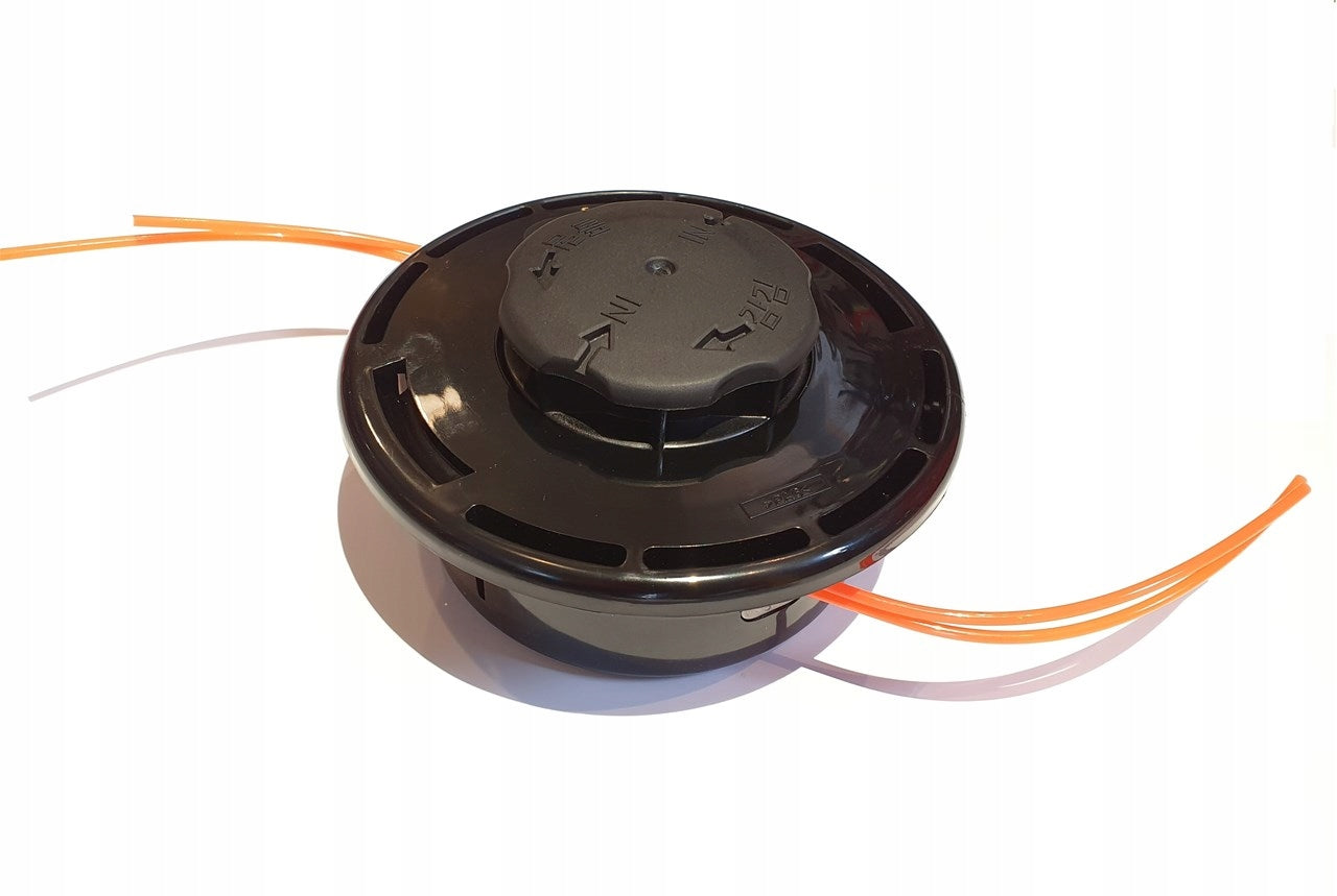 Combustion trimmer scythe line head bobbin drum for line 4 MUSTACHES! Packaging status original