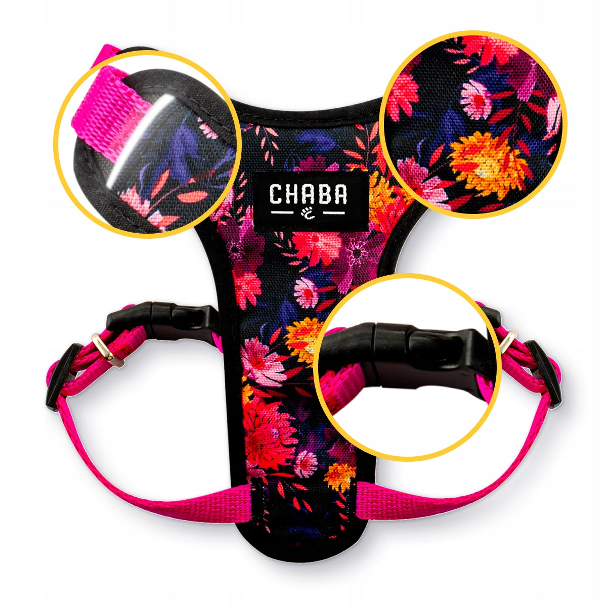 Comfort Guard Walking Harness for Small Dog - Chaba Marigold Size M Manufacturer code 653275