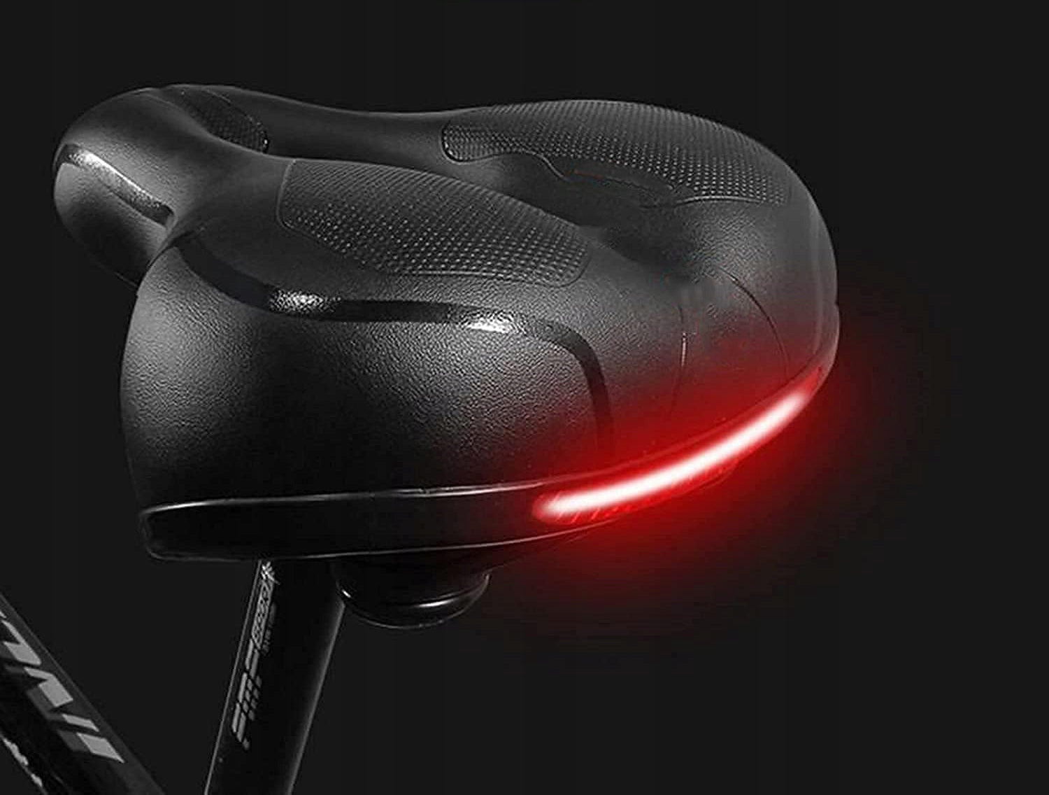Comfortable Bicycle Saddle Ergonomic Soft Foam Sports Reflector Packaging status original