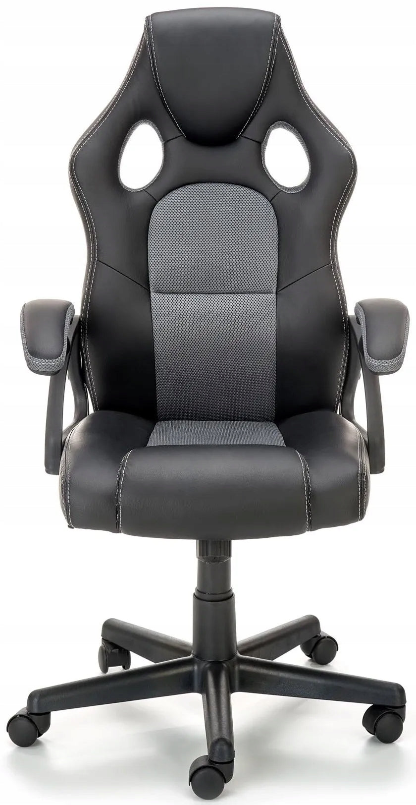 Comfortable Gaming Chair Ergonomic Halmar Berkel Grey Black Furniture depth 63 cm