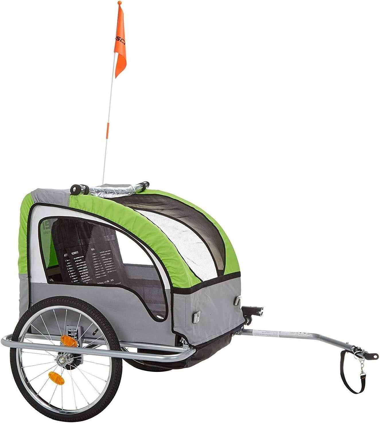 Comfortable bicycle trailer Fischer Bikes with suspension