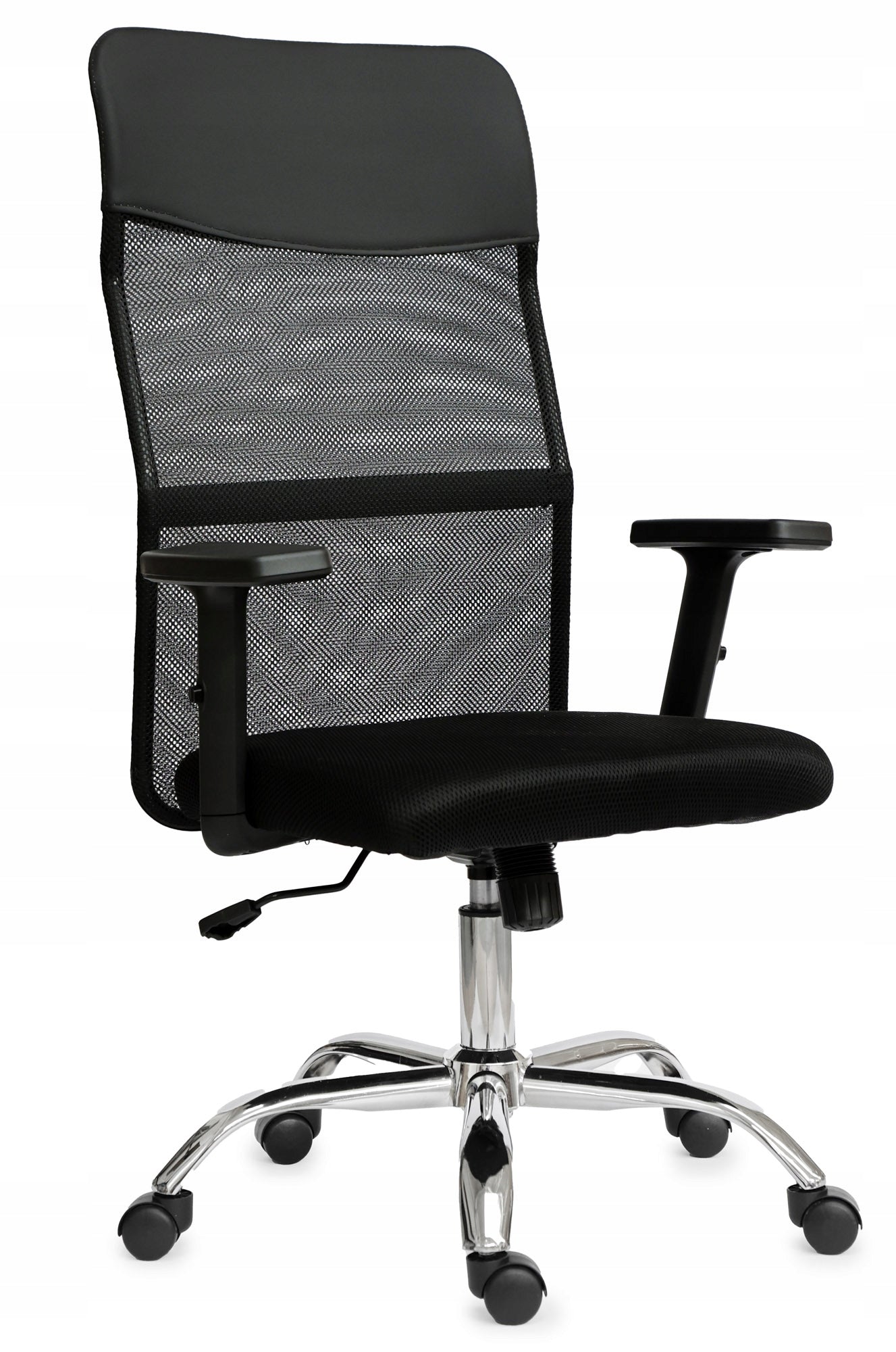 Comfortable black office chair GIOSEDIO RPX004 adjustable health and safety armrests