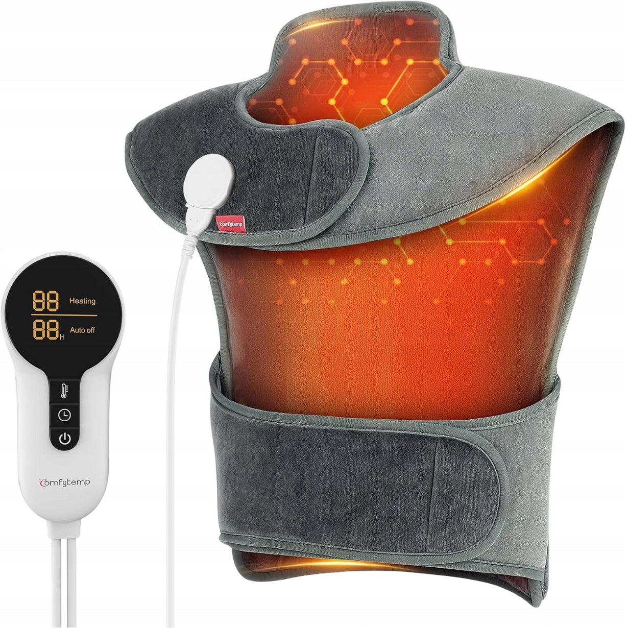 Comfytemp IR Neck and Back Heating Pillow 6 Levels Warmth and Comfort Packaging status original