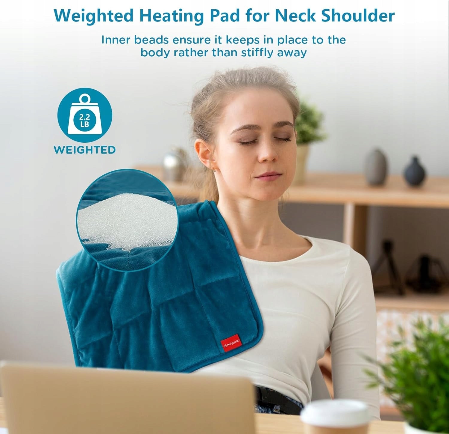 Comfytemp heating pad for back and electric period pillow 30x60 Manufacturer code W1