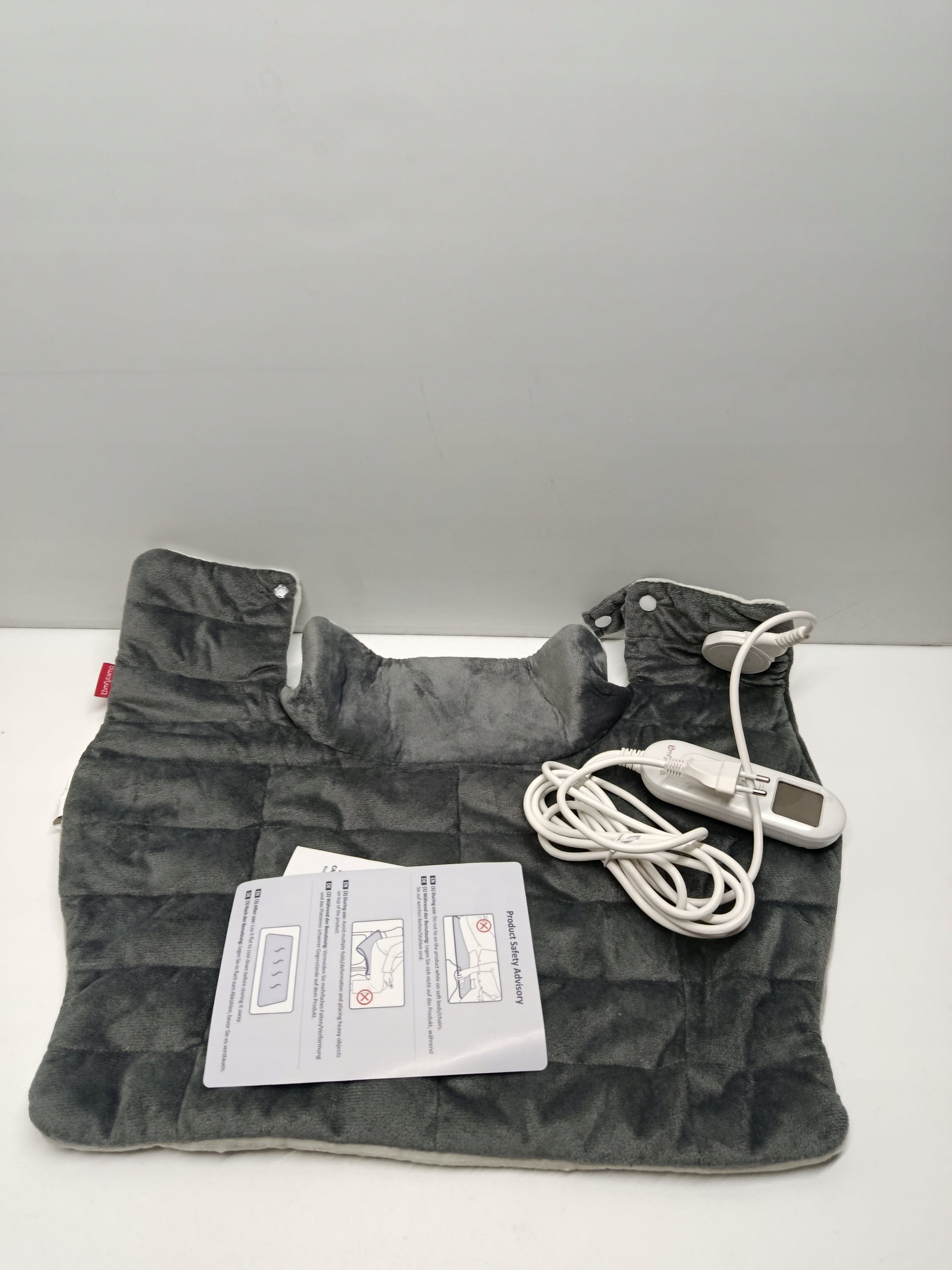 Comfytemp heating pad for neck and shoulders, 9 heating levels 48×56 cm Medical device no