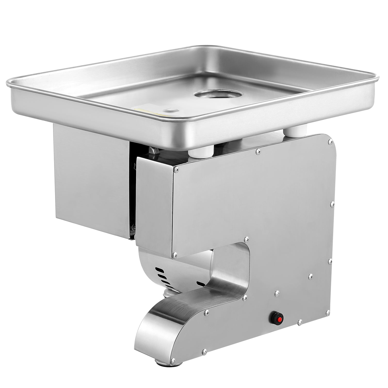 Commercial Electric Meat Grinder Slicer 11 Lbs/Min Sausage Stuffer Maker Dominant color silver
