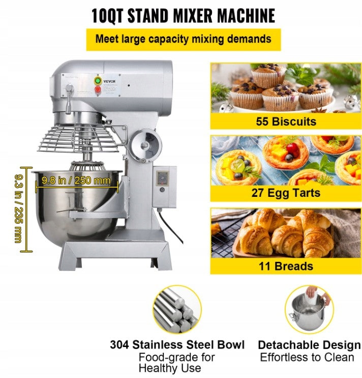 Commercial food processor with a capacity of 11 liters 450W Manufacturer code robot kuchenny o pojemności 11 litrów 450W
