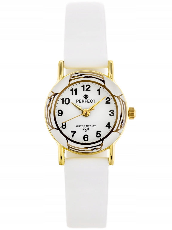 Communion gift gold watch on white bar visible numbers L248-04 Brand Perfect