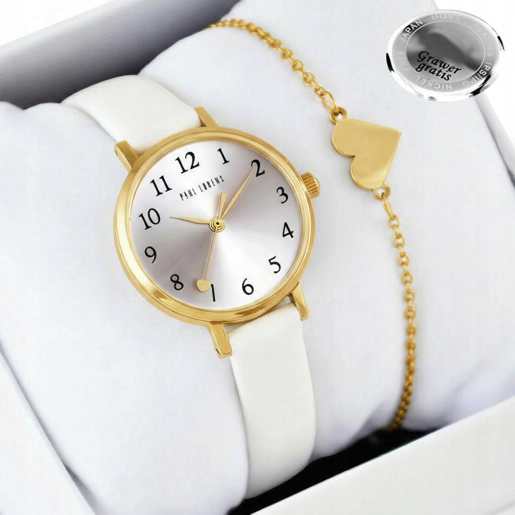 Communion set watch Paul Lorens PL14641A-3C2 LEATHER STRAP