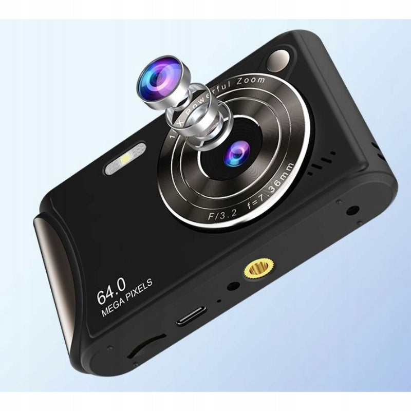 Compact Camera XREC Q18 Black - Black Brand Xrec