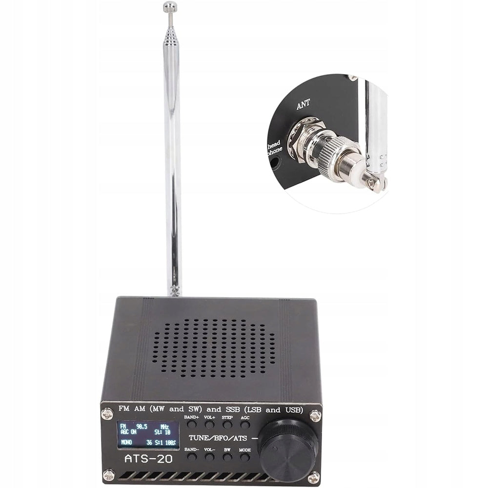 Compact Full Band Radio Receiver with Aluminum Alloy Housing Model 2610220406211