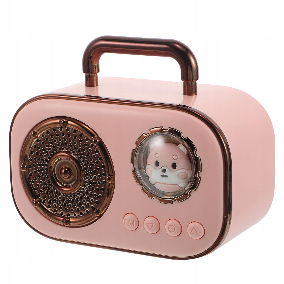 Compact Pink Wireless Speaker for Outdoor and Home Use