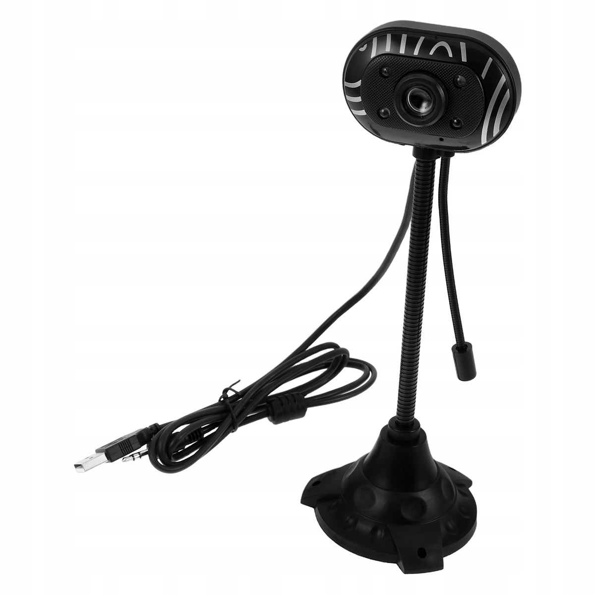 Compact Plug-and-Play Webcam for Computer Video Conferencing and Streaming Model 21618032260021
